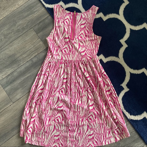 H&M Pink Zebra Cotton Dress - Picture 6 of 11